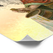 Florian mit Eimer (Rauch; M 019) Poster (Ecke)