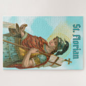 Florian mit Eimer (Wolken; M 019) Puzzle (Horizontal)