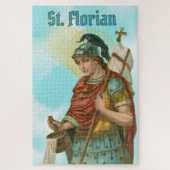 Florian mit Eimer (Wolken; M 019) Puzzle (Vertikal)