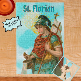 Florian mit Eimer (Wolken; M 019) Puzzle