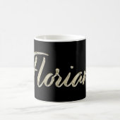 Florian Name whitegold Tasse Teetasse Kaffeetasse (Mittel)