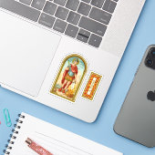 Florian von Lorch (BK 32) Aufkleber (Laptop mit iPhone)