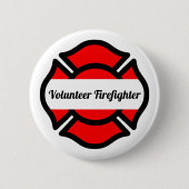 Floriankreuz Button (Vorderseite)