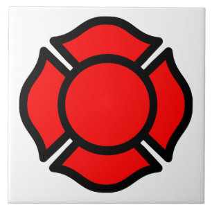 Floriankreuz (Typ 1) Fliese