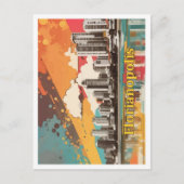 Florianopolis Brasilien Pop Kunst, Dichtung und Mu Postkarte (Vorderseite)