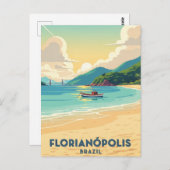 Florianópolis Brasilien Postkarte (Vorne/Hinten)