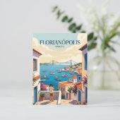 Florianópolis Brasilien Postkarte (Stehend Vorderseite)