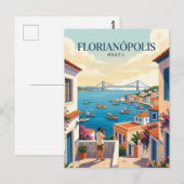 Florianópolis Brasilien Postkarte (Vorne/Hinten)