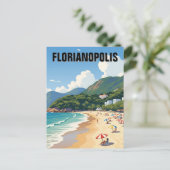 Florianópolis Brasilien Postkarte (Stehend Vorderseite)
