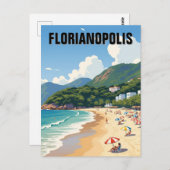 Florianópolis Brasilien Postkarte (Vorne/Hinten)