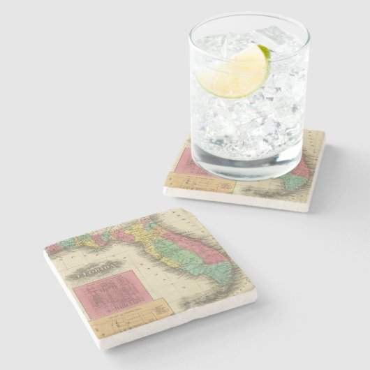 Florida 10 steinuntersetzer (Seitenansicht)