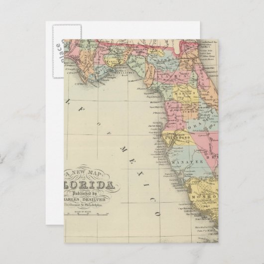 Florida 13 postkarte (Vorne/Hinten)