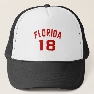 Florida 18 Geburtstags-Entwürfe Truckerkappe