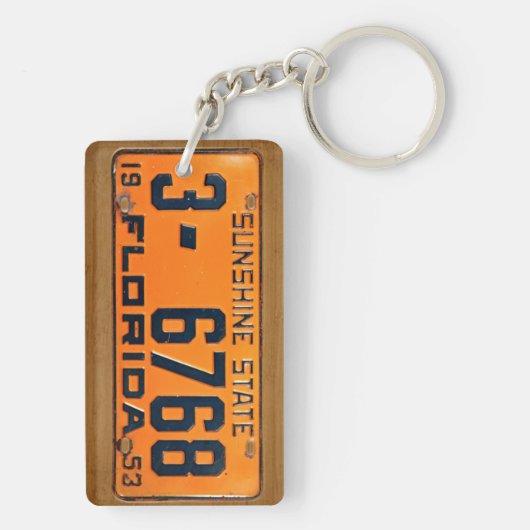 Florida 1953 Vintager Schlüsselanhänger (Rückseite)