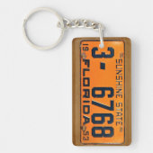 Florida 1953 Vintager Schlüsselanhänger (Vorderseite)