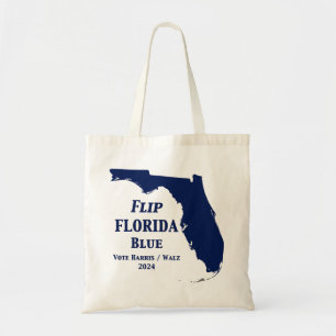 Florida 2024 auf Blau umstellen Tragetasche