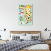 Florida 24x36 Starke Canvas Print Leinwanddruck (Insitu (Schlafzimmer))