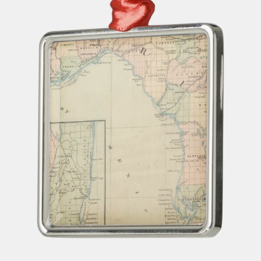 Florida 2 silbernes ornament (Links)