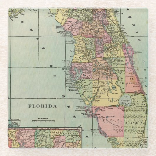 Florida 4 glasuntersetzer (Vorderseite)