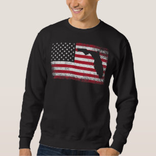 Florida 4. Juli Amerikanische Flagge USA Männer Fr Sweatshirt