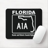 Florida A1A landschaftliche und historische Mousepad (Mit Mouse)