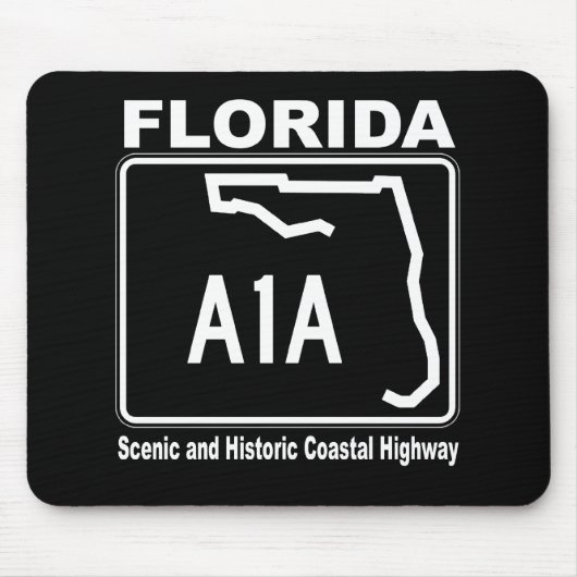 Florida A1A landschaftliche und historische Mousepad (Vorne)