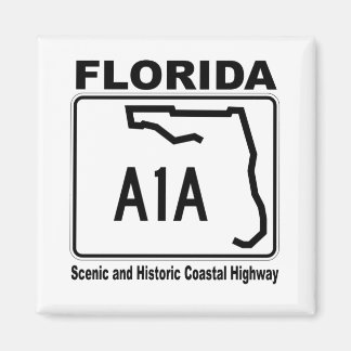 Florida A1A Landschaftlicher und historischer Küst Magnet