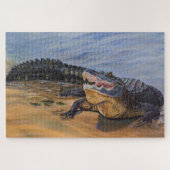 Florida Alligator. Angesicht Puzzle (Horizontal)