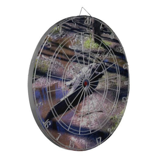 Florida-Alligator Dartscheibe (Vorderseite Links)