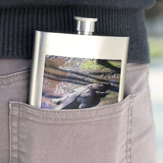 Florida-Alligator Flachmann (Beispiel)