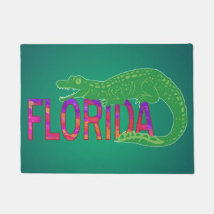 Florida Alligator Fußmatte