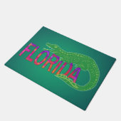 Florida Alligator Fußmatte (Schrägansicht)