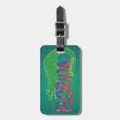 Florida Alligator Gepäckanhänger (Vorderseite vertikal)