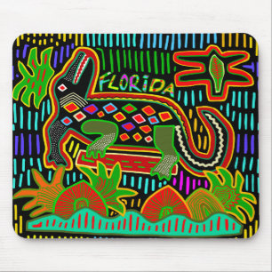 Florida Alligator - Hurrikan-Kreaturen Mousepad