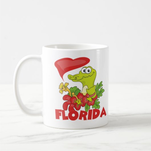 Florida-Alligator Kaffeetasse (Links)