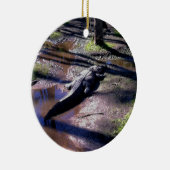 Florida-Alligator Keramik Ornament (Rechts)