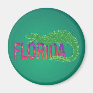 Florida Alligator Magnet