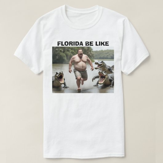 Florida-Alligator T-Shirt (Design vorne)
