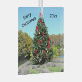 Florida Alligator Weihnachtsglas-Ornament Ornament Aus Glas (Vorderseite Rechts)