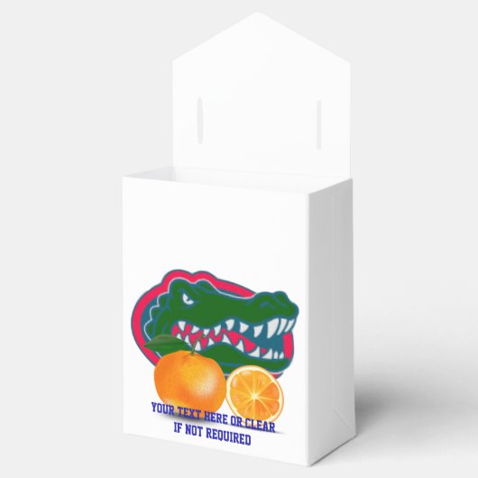 Florida Alligators Orange Geschenkschachtel (Geöffnet)