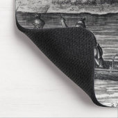 Florida-amerikanischer Ureinwohner, der ihre Mousepad (Ecke)