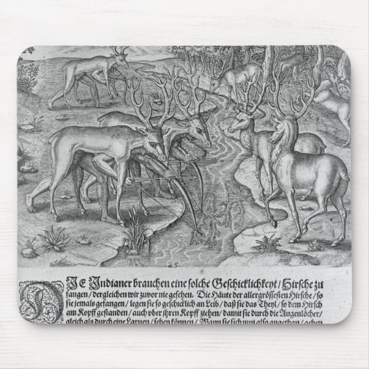 Florida-amerikanischer Ureinwohner, der Rotwild Mousepad (Vorne)