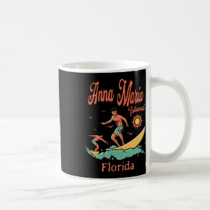 Florida Anna Maria Island Fl Surfer Surfen Fischen Kaffeetasse