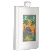Florida Art Metal Flask Flachmann (Rechts)