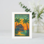 Florida Art Postcard Postkarte (Stehend Vorderseite)