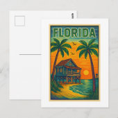 Florida Art Postcard Postkarte (Vorne/Hinten)