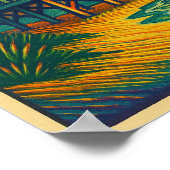 Florida Art Print Poster (Ecke)