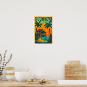 Florida Art Print Poster (Küche)