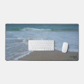 Florida Atlantic Ocean Beach Waves Natural Foto Schreibtischunterlage (Tastatur & Maus)