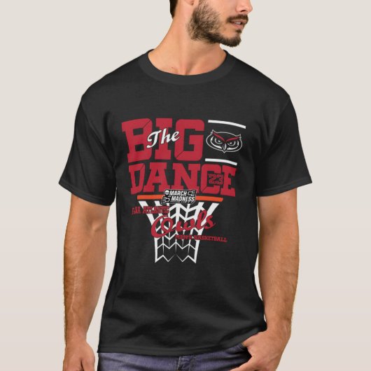 Florida Atlantic Owls März Madness 2023 Basketbal T-Shirt (Vorderseite)